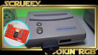 Super Famicom Jr. RGB Mod Made Easy | Voultar's SNESRGB Kit
