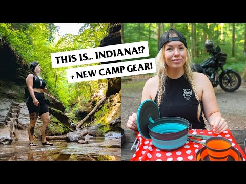 Relaxing Solo Motorcycle Camping Trip + Testing out NEW Gear!