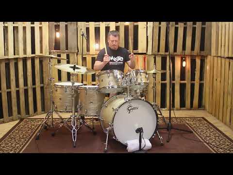 Gretsch Brooklyn Creme Oyster Drum Set - 22, 10, 12, 14, 16