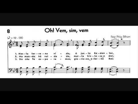 Hinário 5 CCB - Hino 008 - Oh! Vem, sim, vem - Strings - Teclado Yamaha PSR S670