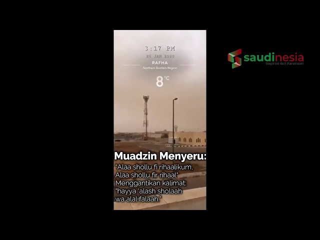Sunnah yang Terlupakan: Adzan Saat Wabah Corona