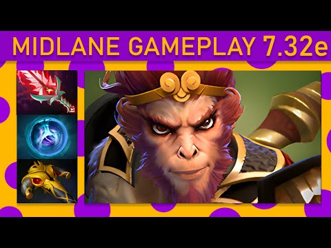 ⭐20+ Kills! Monkey King Mid Gameplay - Dota 2 Top MMR