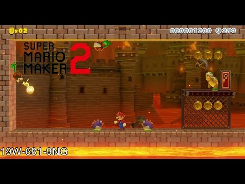 Super Mario Maker 2 level showcase - Trial of the 4 koopa bros