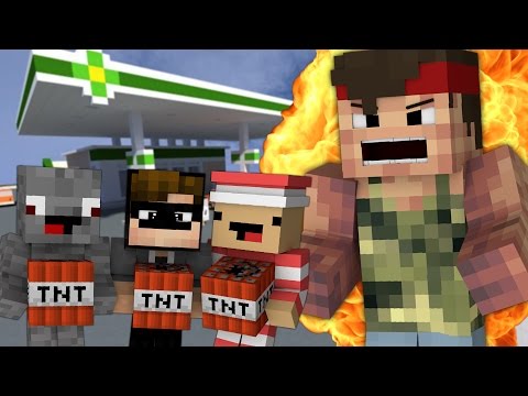 KIND SPRENGT DIE TANKSTELLE!! | WHOS YOUR DADDY MINECRAFT |