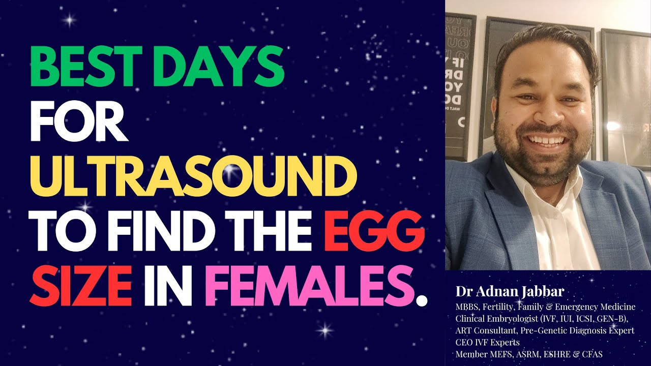 Best Days to Get Ultrasound Done to Identify Egg Size for Females 🩺 #Infertility #Pregnancy #IVF