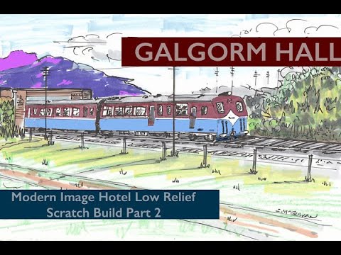 Building A OO Gauge Model Railway: Modern Image Hotel Low Relief Scratch Build - Pt 2