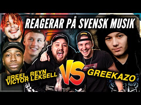 REAGERAR: JIREEL, VICTOR LEKSELL & REYN VS GREEKAZO ft GISLANDER *GALEN*