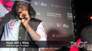 Meek Mill &amp; Wale Perform 600 Benz &amp; I&#39;m A Boss at SOBs