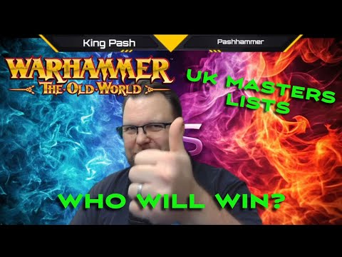 UK Warhammer Old World Masters - Who Will Win? All lists reviewed & Predictions revealed!🥇
