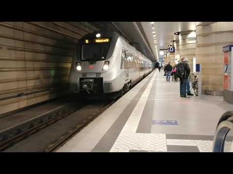 Ausfahrt S2 S-Bahn Mitteldeutschland nach Delitzsch unt Bf in Leipzig Hbf