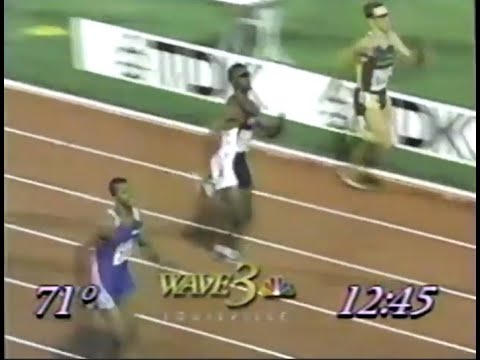 Men's 400m Hurdles Final - 1997 IAAF World Championships. 1) Stephane Diagan - 47.70.