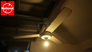 56" National Industrial Ceiling Fan with Light | May 1992