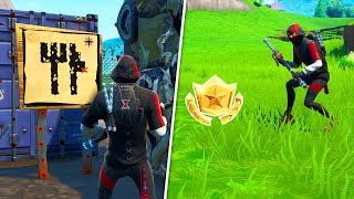 chercher le panneau de la carte au tresor de junk junction defi fortnite semaine 10 - fortnite chercher le panneau de carte au tresor trouve a junk junction