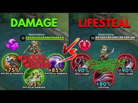 Khaleed Damage Build vs Khaleed Lifesteal Build