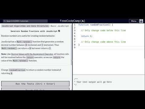 Lesson 105 Basic Javascript Generate Random Fractions With Javascript