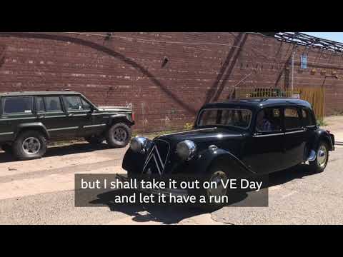 VE Day: Citroen 1939 Traction Avant back on the road