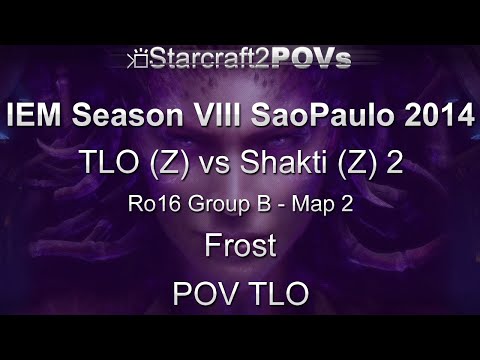 SC2 HotS - IEM VIII SaoPaulo 2014 - TLO vs Shakti 2 - Group B - Map 2 - Frost - TLO