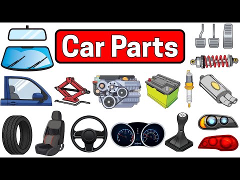 Car Parts Name | Parts of a Car in English | Learn Car Parts Vocabulary | English Vocabulary