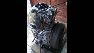 GREAVES Diesel fuel engine converted to petrol fuel by a young talented man