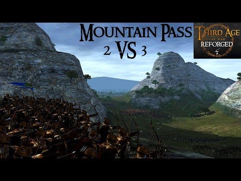 THE LAST STAND OF THE ELVES (Mountain Battle) - Third Age: Total War (Reforged)