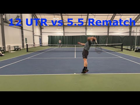 12 UTR (5 star recruit) vs 5.5 Tennis Rematch