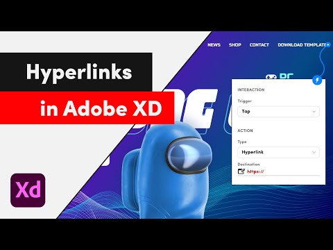 Hyperlinks in Adobe XD - YouTube