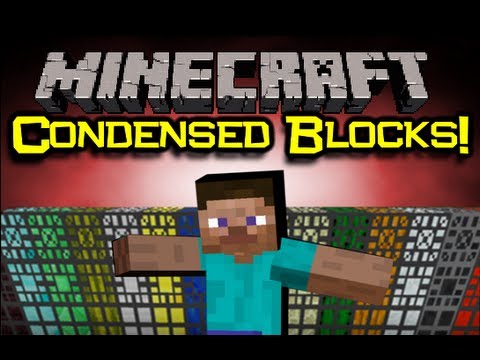 ThnxCya - Minecraft CONDENSED BLOCKS MOD Spotlight - Blockception! (Minecraft Mod Showcase)