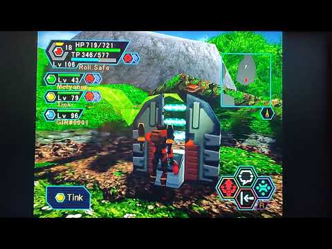 Dreamcast PSO v2 online gameplay on real hardware using Dreampi. 01/07/2022