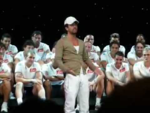 Presentazione Calcio Napoli 2009 Alessadro Siani video completo nave Costa Concordia