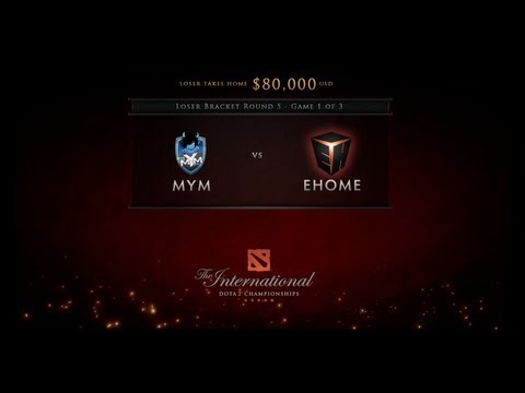 MYM vs EHOME Game 1 - Loser Bracket Round 3 - Dota 2 International