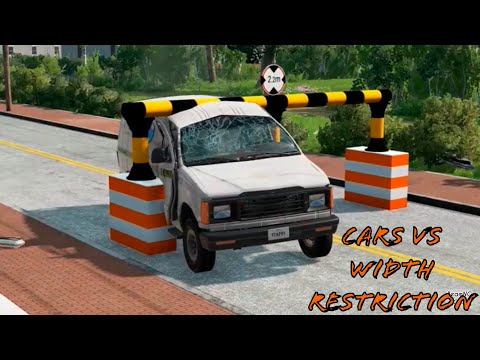 Cars vs Width Restriction - Beamng.Drive 🔥🔥🔥#beamngdrive #beamng #carsvswidthrestriction