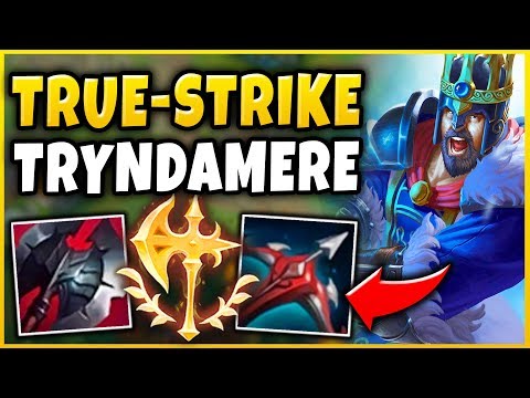 *NEW* TRUE DAMAGE TRYND BUILD MAKE TANKS USELESS! INSANE BACKDOOR ENDING!!! - League of Legends