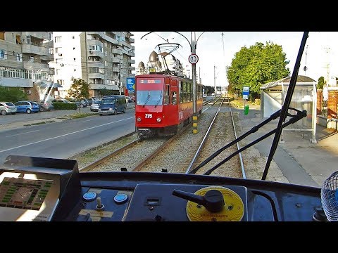 [6x Timelapse] Tatra T4D + B4D Summer Cabview - Oradea, Bihor County