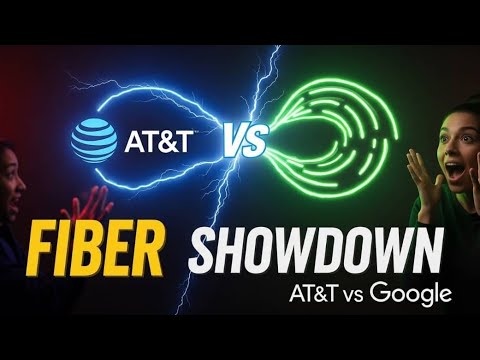 The Ultimate Fiber Showdown: AT&T Fiber vs. Google Fiber (2025)