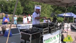 DJ Cash Money live @ Crotona Park Bronx,New York 2014