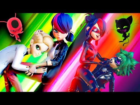 [Miraculous Ladybug MULTIVERSE] NEW Shadybug & Claw Noir + DUET(transformations)🐞🐱‍👤OFFICIAL DESIGNS