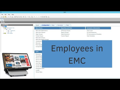 Manage Employees in EMC - Micros Simphony Training