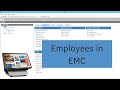 Manage Employees in EMC - Micros Simphony Training