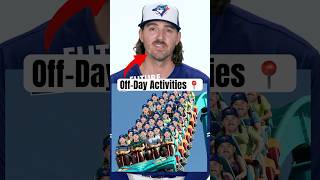 What’s your favourite off-day activity? #MLB #BlueJays #Toronto