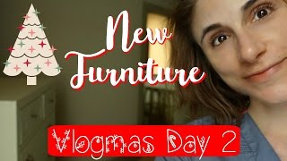 New Furniture: Vlogmas Day 2