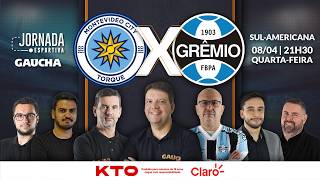 AO VIVO: MONTEVIDEO CITY TORQUE x GRÊMIO | SUL-AMERICANA | JORNADA DIGITAL | 08/04/2026