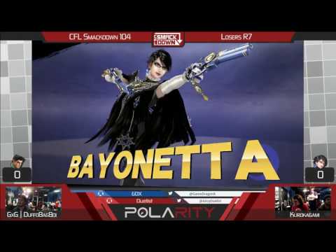 CFL Smackdown 104 WiiU - KuroKagami (Bayonetta) vs GxG Duffo (Little Mac) - Losers R7