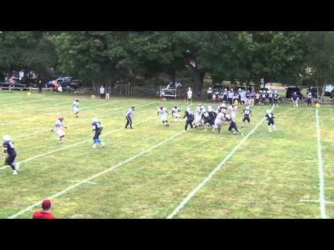 Demani Spence intercepts the QB with a nice return