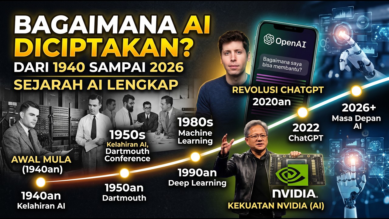 begini AI tercipta dari WAKTU ke WAKTU ( th 1950 bikin melongo !!! )