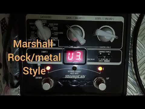 Vox Stomplab 1G - Marshall Rock/Metal Style.