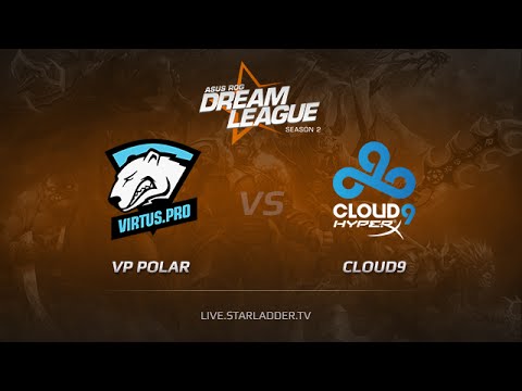 Virtus Pro Polar vs Cloud9 Game 1, Dreamleague S2 Playoffs