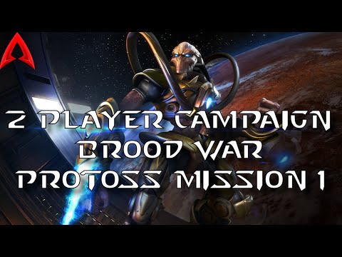 StarCraft BW Co-op Campaign || Protoss Mission 1: Escape from Aiur