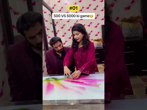 500 vs 5000😅😂 #akhroot #comedy #nimrah #funny #nimra #entertainment #couple