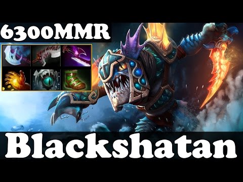 Dota 2 - Blackshatan 6300 MMR Plays Slark - Ranked Match Gameplay