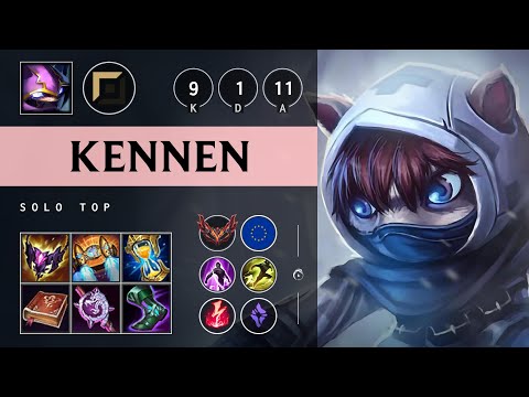 Kennen Top vs Gragas - EUW Grandmaster Patch 25.13